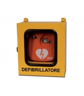 Armadietto per defibrillatori per esterno